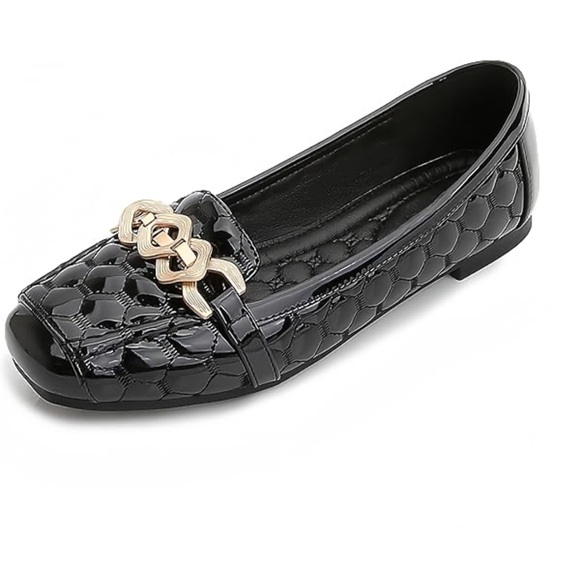 NWOT Size 10 Black Women's Loafers Flats Penny Loafers Slip On - Picture 1 of 10